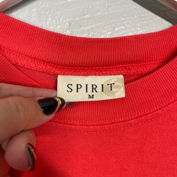 Spirit Jersey Unisex M Orange Red Hanalei Kauai Hawaii Shirt Long Sleeve Cotton - Picture 6 of 10